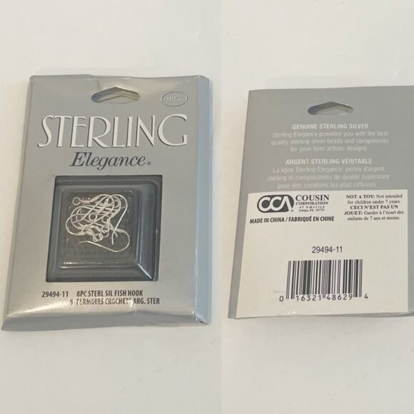 Sterling Elegance Sterling Silver Jewelry Making Supplies 5 Packs Earring Posts - Picture 5 of 8
